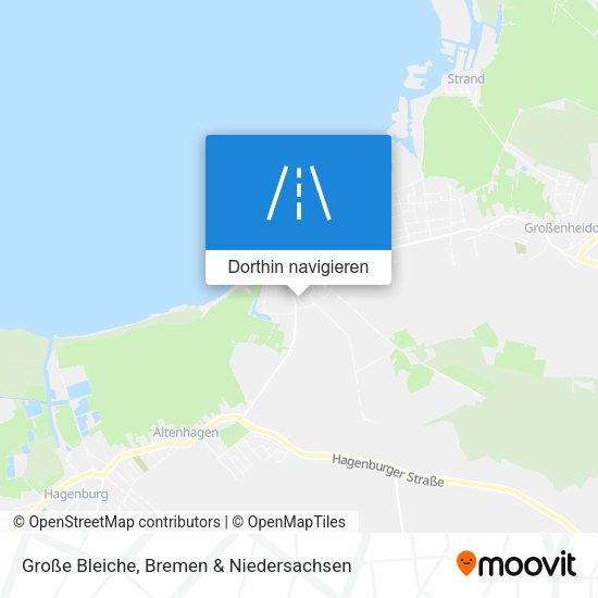 Große Bleiche Karte