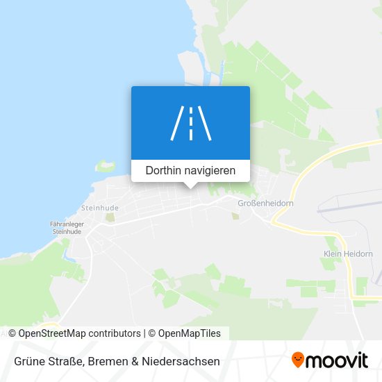 Grüne Straße Karte