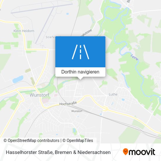 Hasselhorster Straße Karte