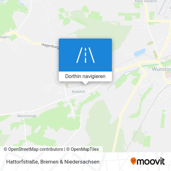 Hattorfstraße Karte