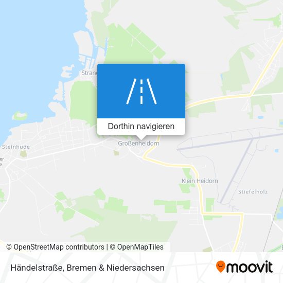 Händelstraße Karte