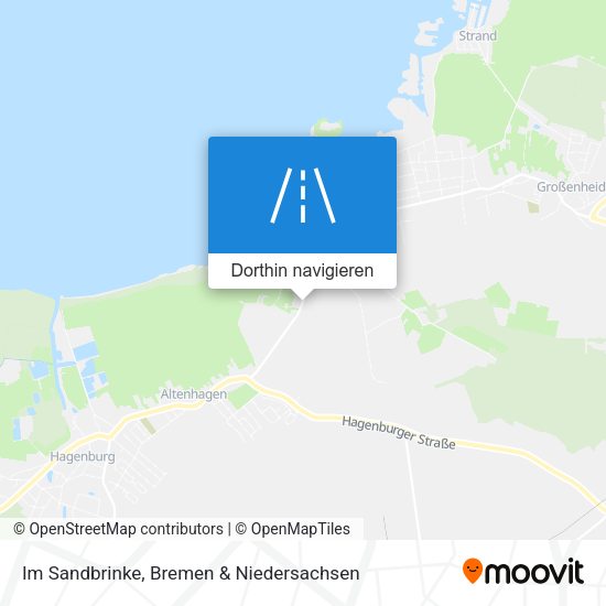 Im Sandbrinke Karte