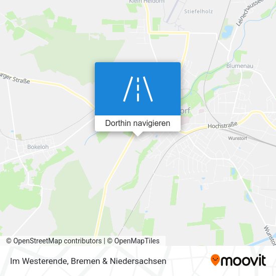 Im Westerende Karte