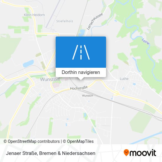 Jenaer Straße Karte