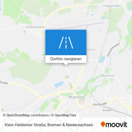 Klein Heidorner Straße Karte