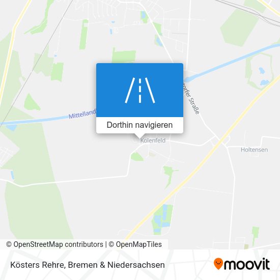Kösters Rehre Karte