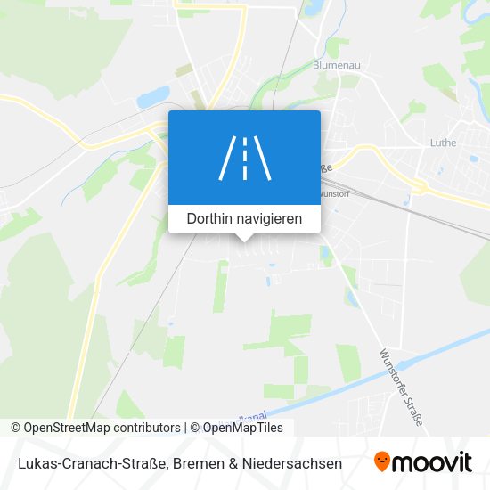 Lukas-Cranach-Straße Karte