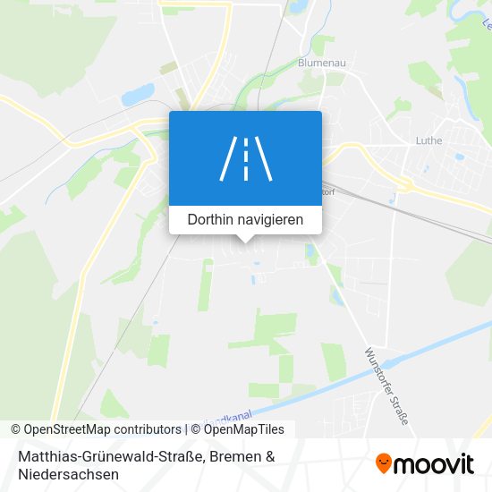 Matthias-Grünewald-Straße Karte