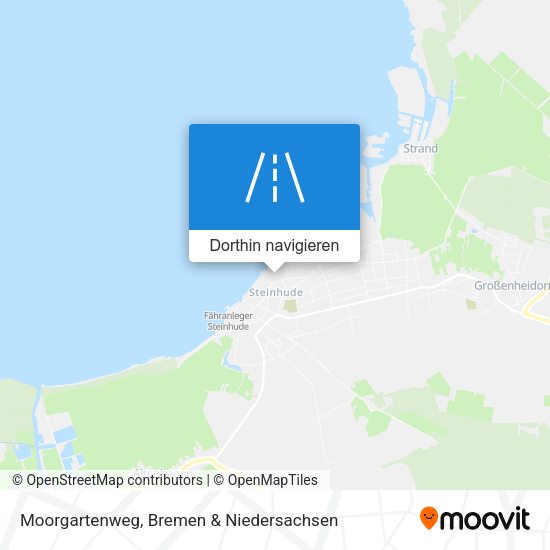 Moorgartenweg Karte