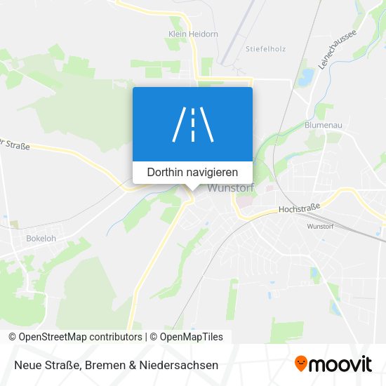 Neue Straße Karte