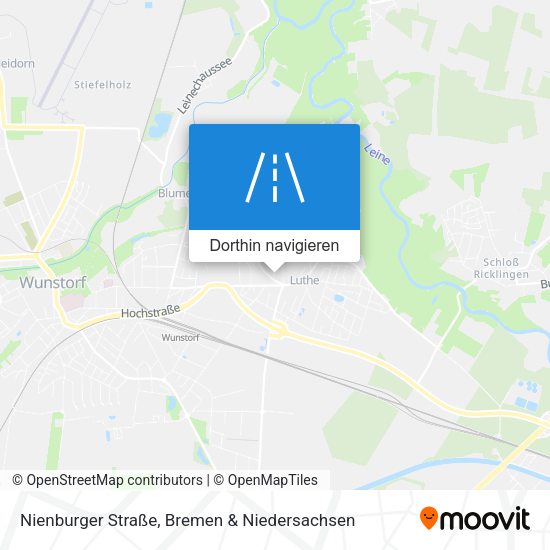 Nienburger Straße Karte