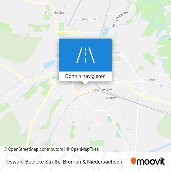 Oswald-Boelcke-Straße Karte