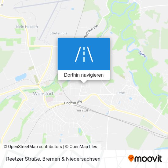 Reetzer Straße Karte