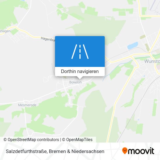 Salzdetfurthstraße Karte