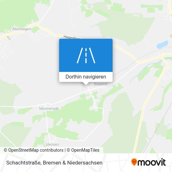 Schachtstraße Karte