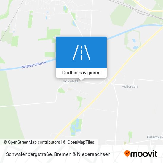 Schwalenbergstraße Karte