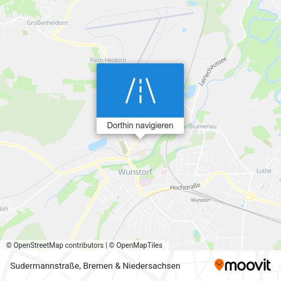 Sudermannstraße Karte