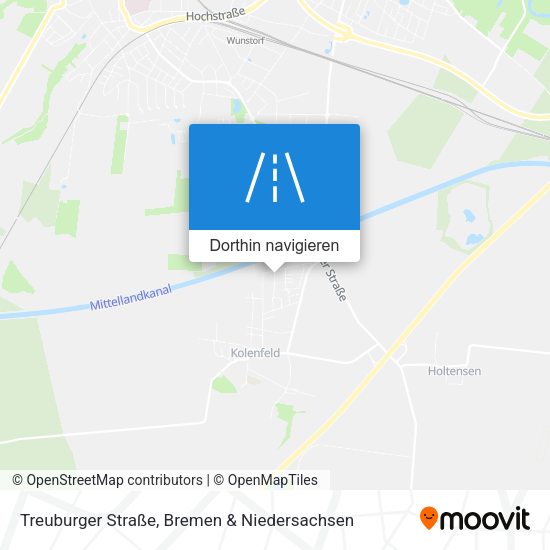 Treuburger Straße Karte