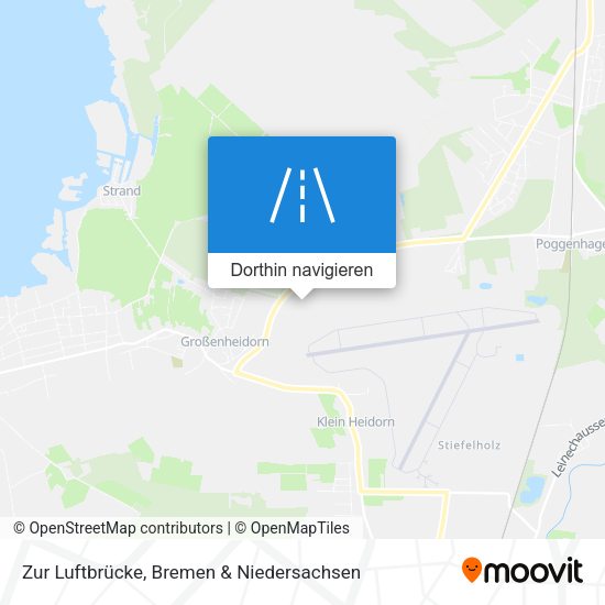 Zur Luftbrücke Karte