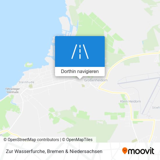 Zur Wasserfurche Karte