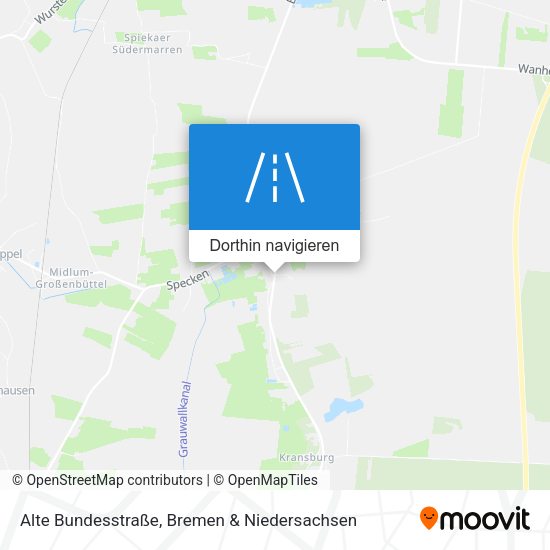 Alte Bundesstraße Karte