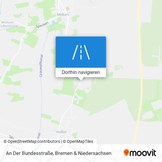 An Der Bundesstraße Karte