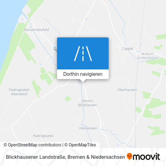 Blickhausener Landstraße Karte
