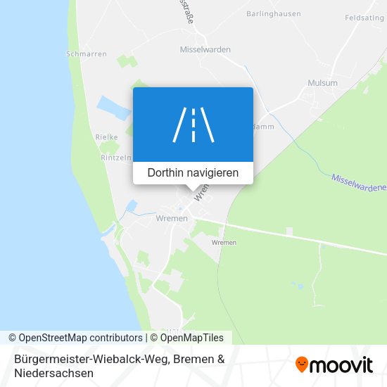 Bürgermeister-Wiebalck-Weg Karte