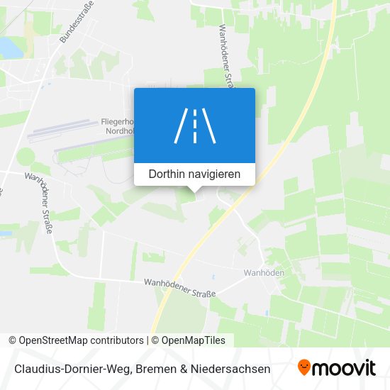 Claudius-Dornier-Weg Karte