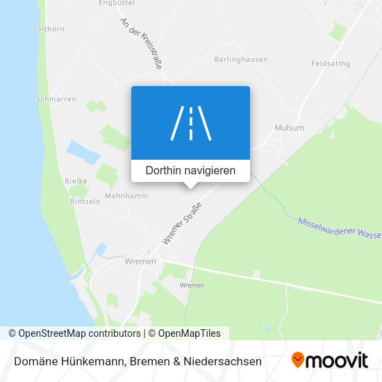 Domäne Hünkemann Karte