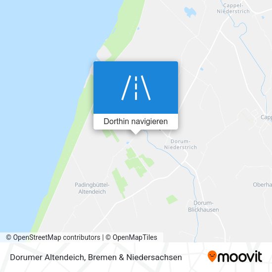Dorumer Altendeich Karte