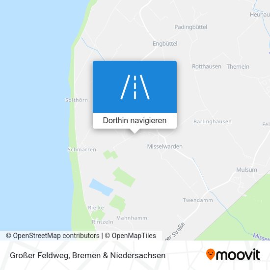 Großer Feldweg Karte