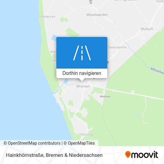 Hainkhörnstraße Karte