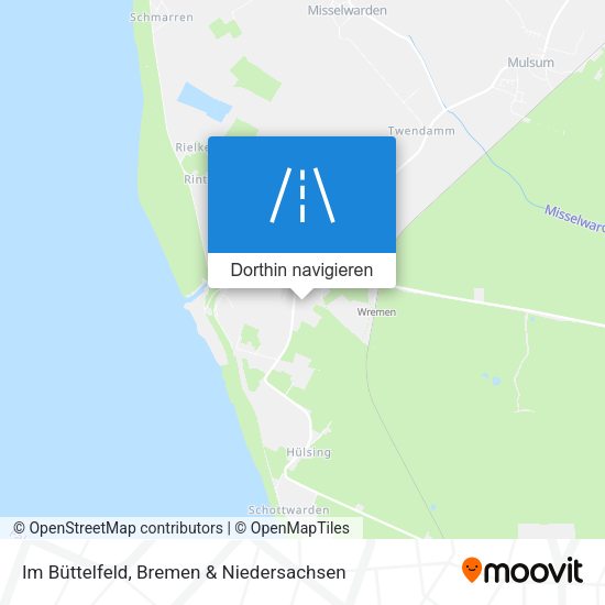 Im Büttelfeld Karte
