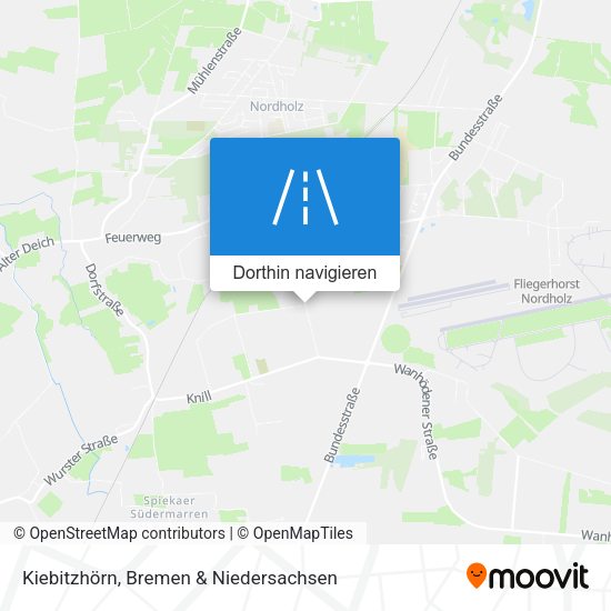 Kiebitzhörn Karte