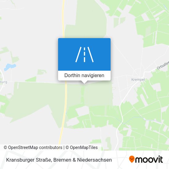 Kransburger Straße Karte