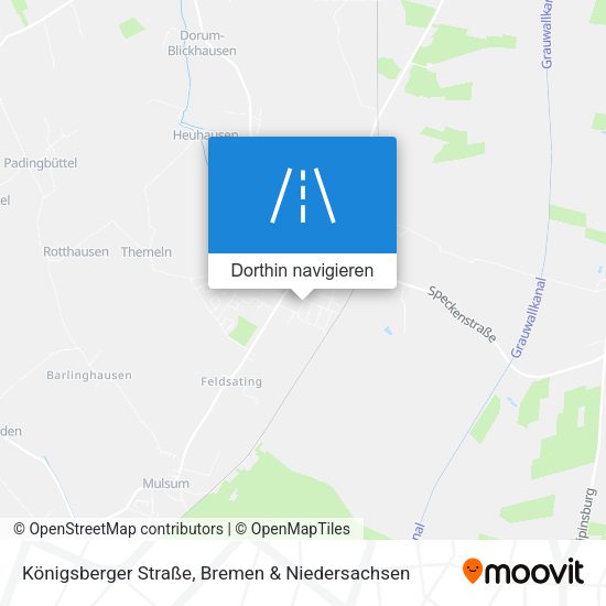 Königsberger Straße Karte