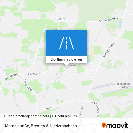 Memelstraße Karte