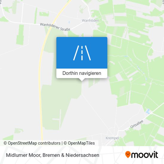 Midlumer Moor Karte