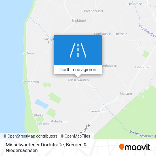 Misselwardener Dorfstraße Karte