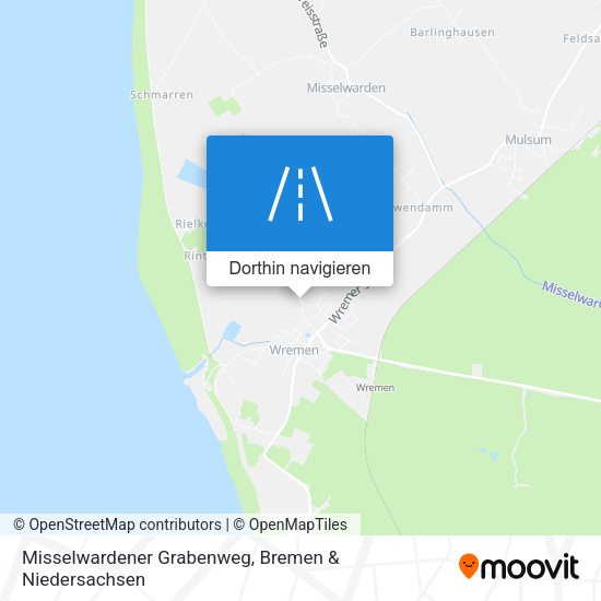 Misselwardener Grabenweg Karte