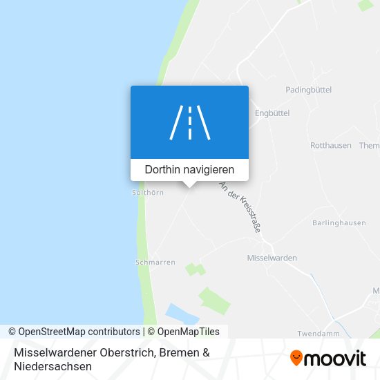 Misselwardener Oberstrich Karte