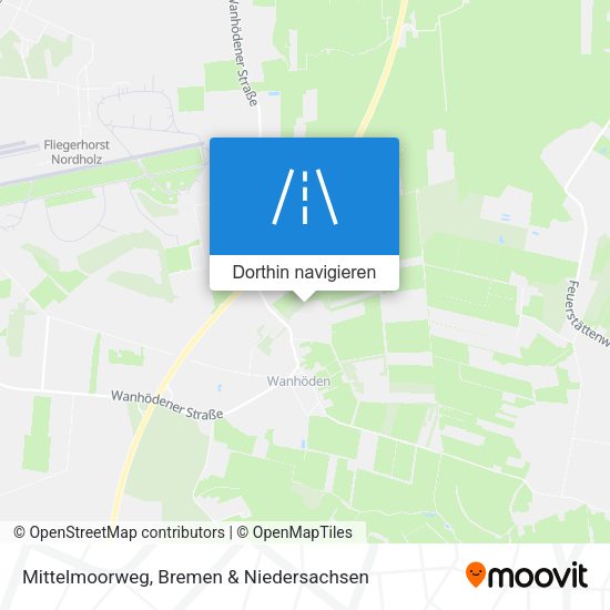 Mittelmoorweg Karte