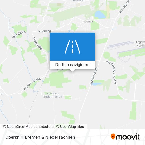 Oberknill Karte