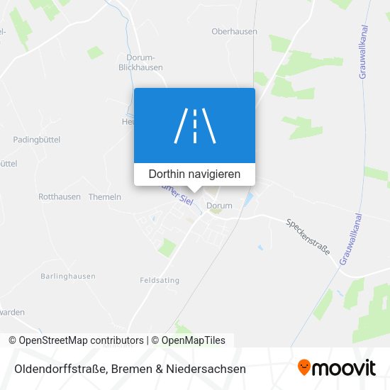 Oldendorffstraße Karte