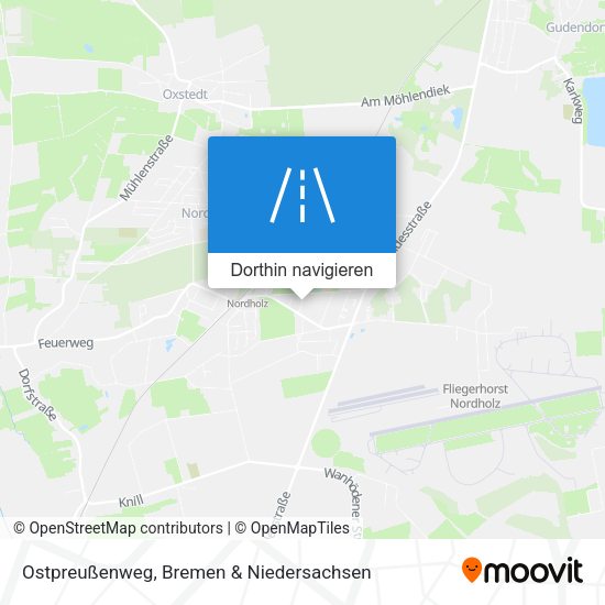 Ostpreußenweg Karte