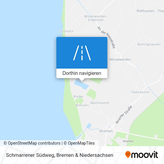 Schmarrener Südweg Karte
