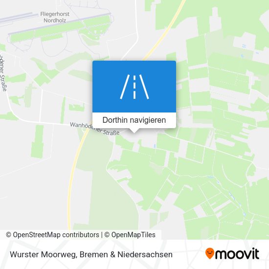 Wurster Moorweg Karte