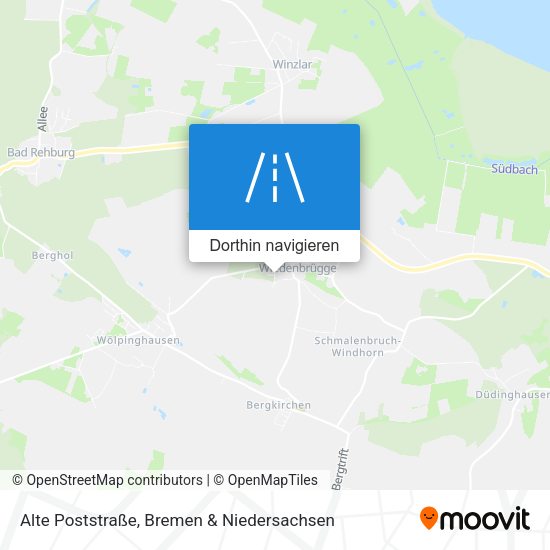 Alte Poststraße Karte