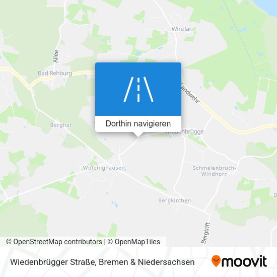 Wiedenbrügger Straße Karte